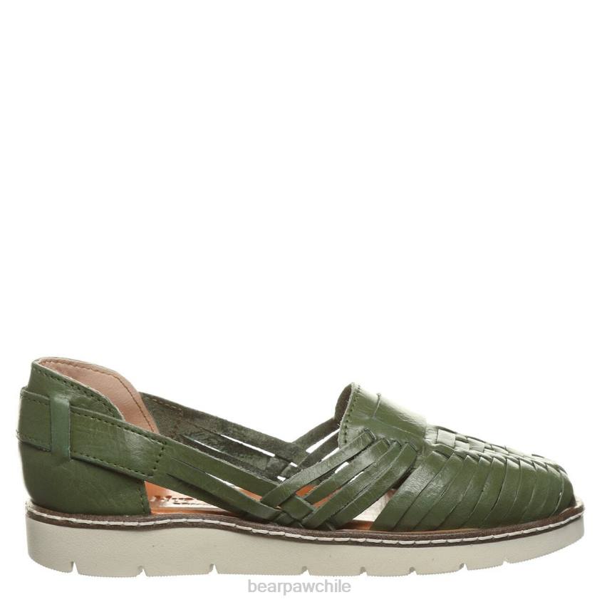 sandalias BEARPAW lena verde militar mujer PD28492