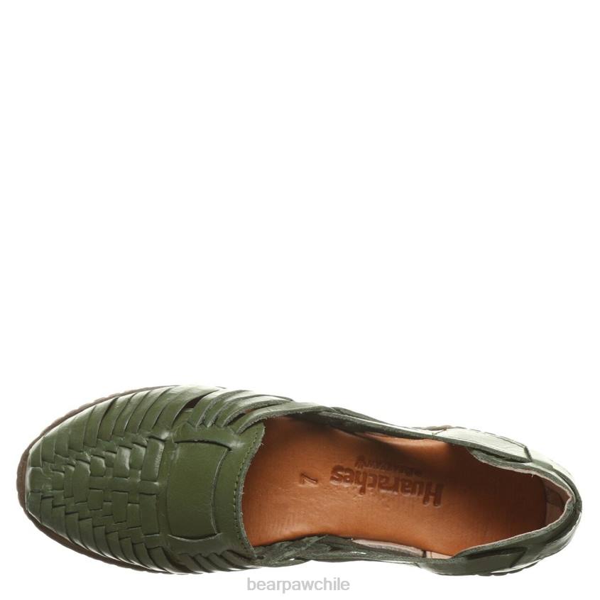 sandalias BEARPAW lena verde militar mujer PD28492