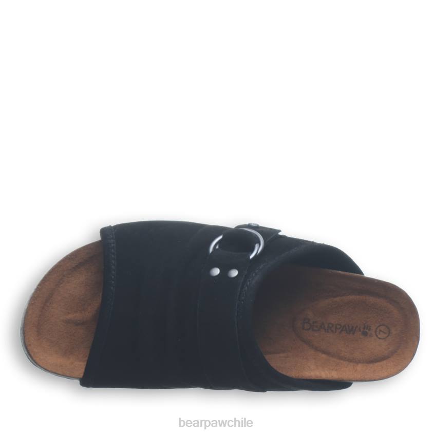 sandalias BEARPAW lilia negro mujer PD28466