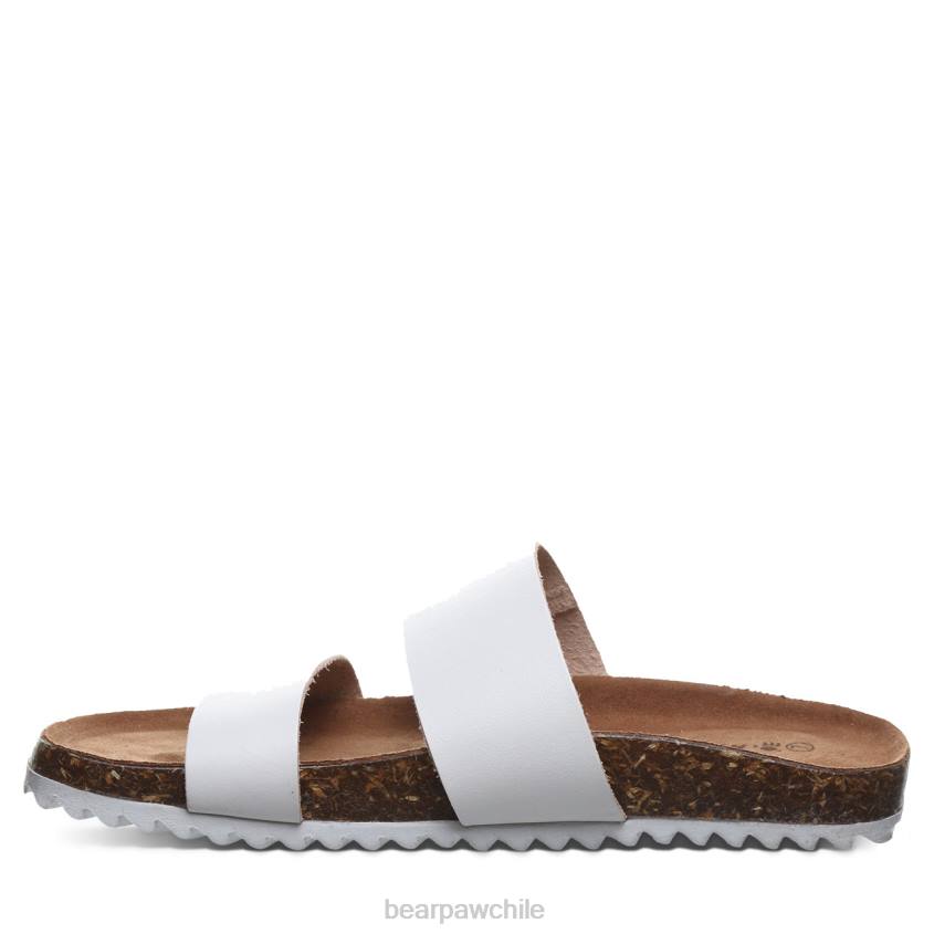 sandalias BEARPAW marlette blanco mujer PD28366