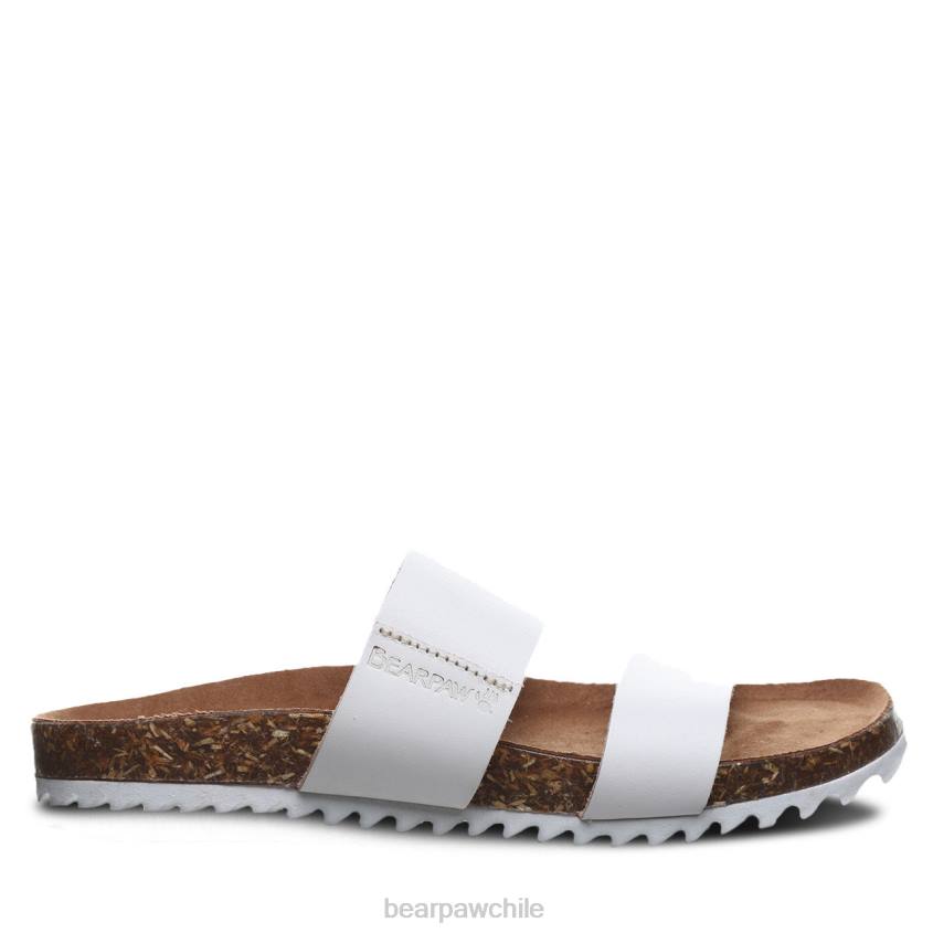 sandalias BEARPAW marlette blanco mujer PD28366