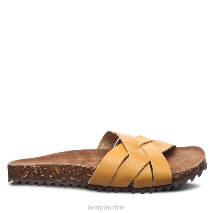 sandalias BEARPAW martina mostaza mujer PD28357