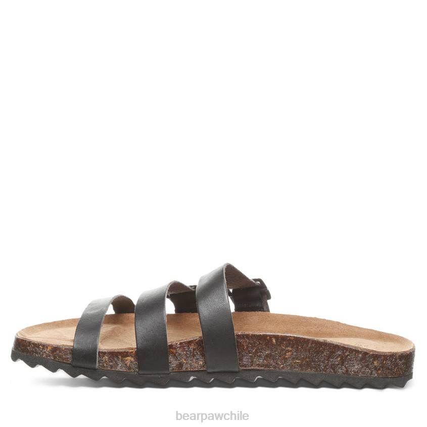 sandalias BEARPAW mercedes negro mujer PD28454