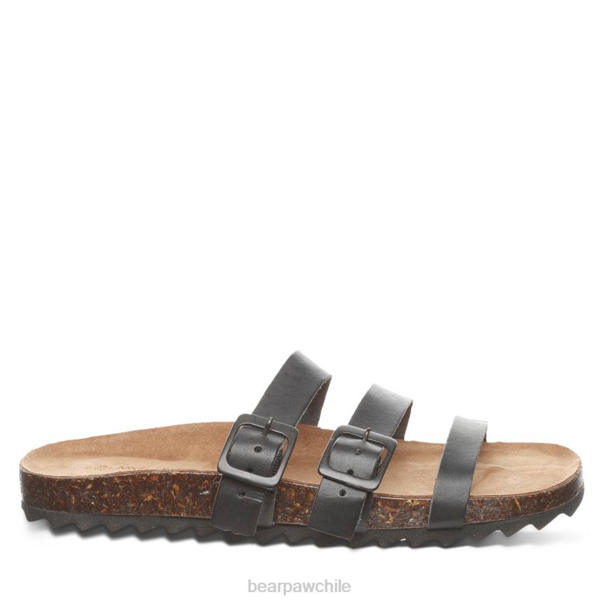 sandalias BEARPAW mercedes negro mujer PD28454