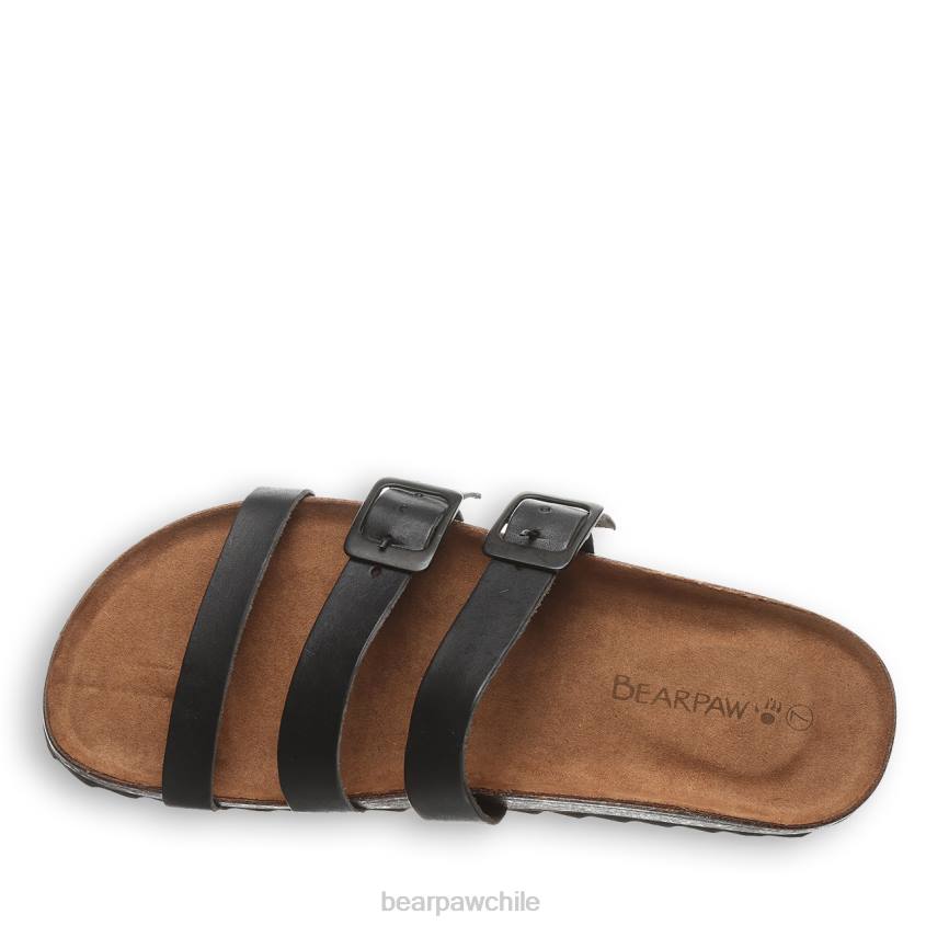 sandalias BEARPAW mercedes negro mujer PD28454