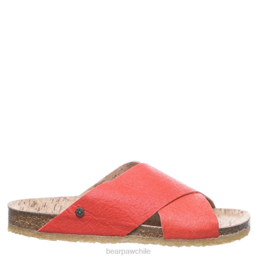 sandalias BEARPAW piña pimenton mujer PD28503