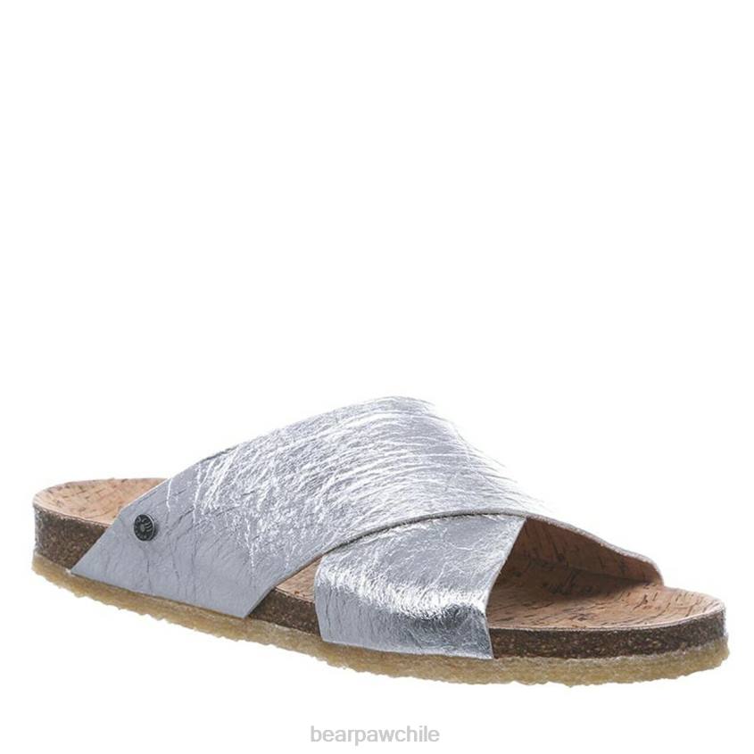 sandalias BEARPAW piña plata mujer PD28505
