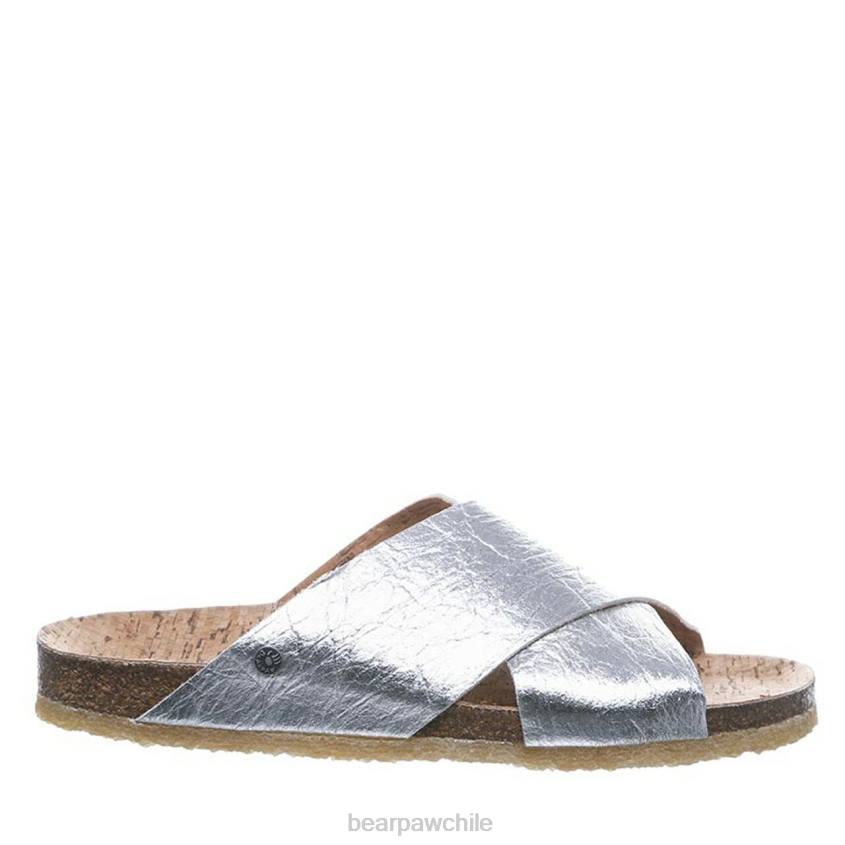 sandalias BEARPAW piña plata mujer PD28505