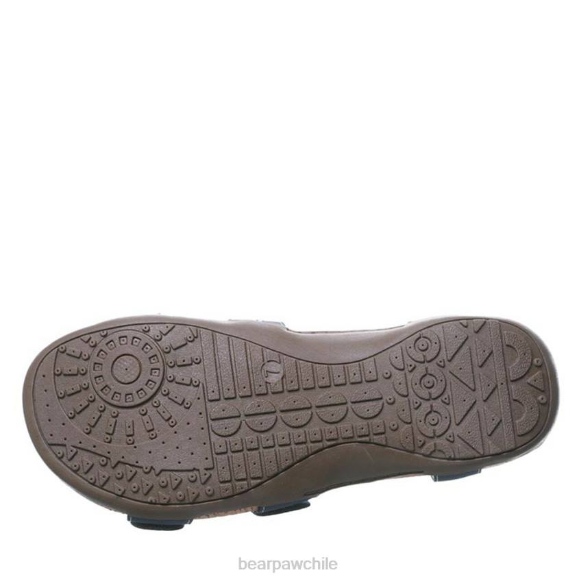 sandalias BEARPAW ridley ancho azul mujer PD28405
