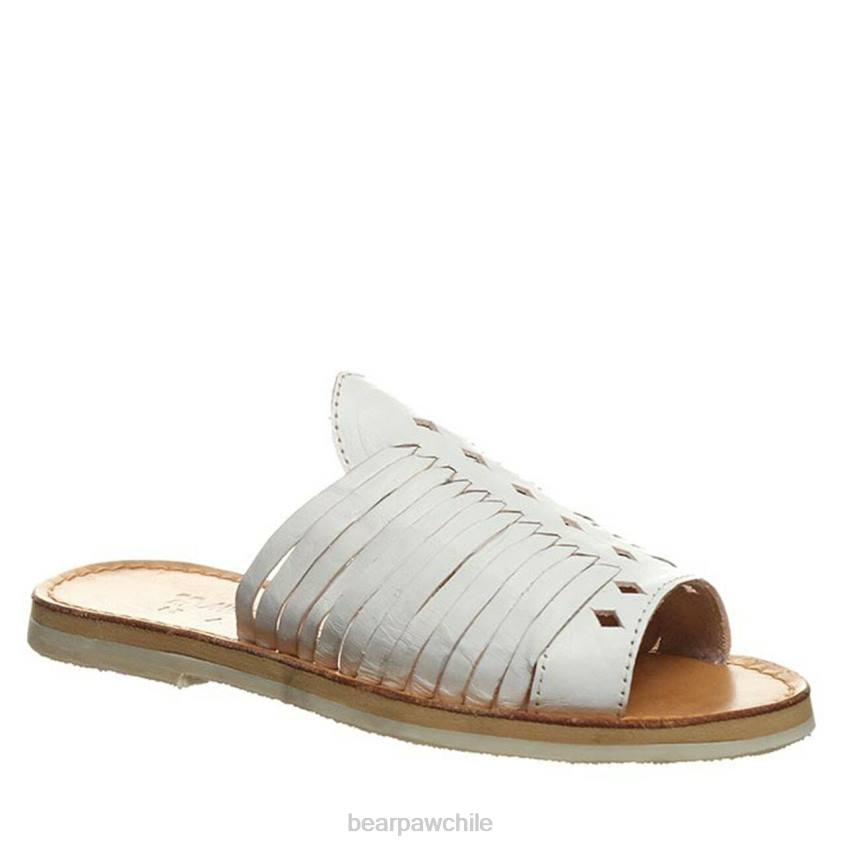 sandalias BEARPAW rosa blanco mujer PD28430