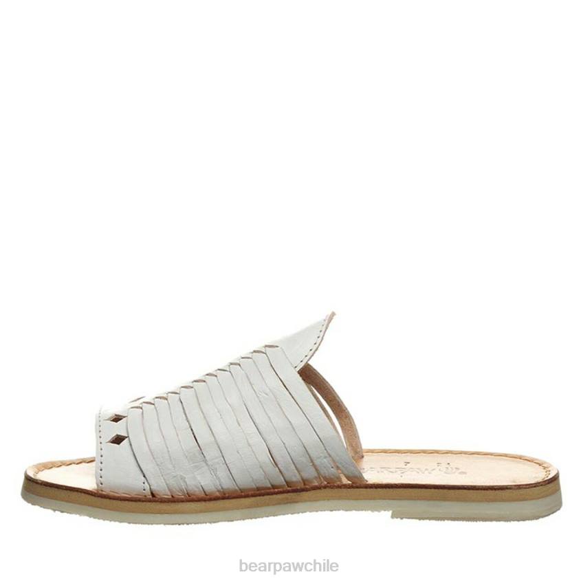 sandalias BEARPAW rosa blanco mujer PD28430