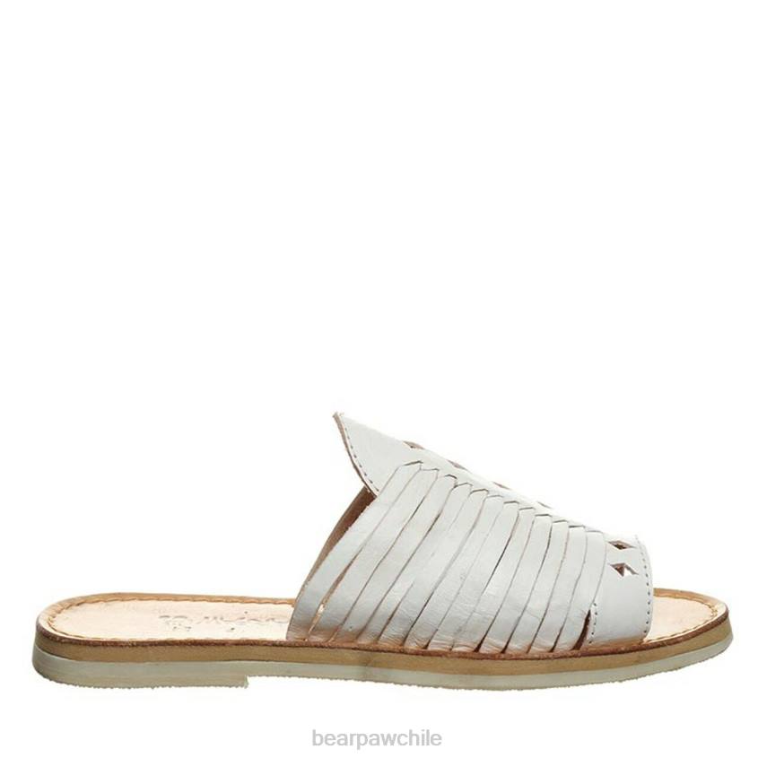 sandalias BEARPAW rosa blanco mujer PD28430