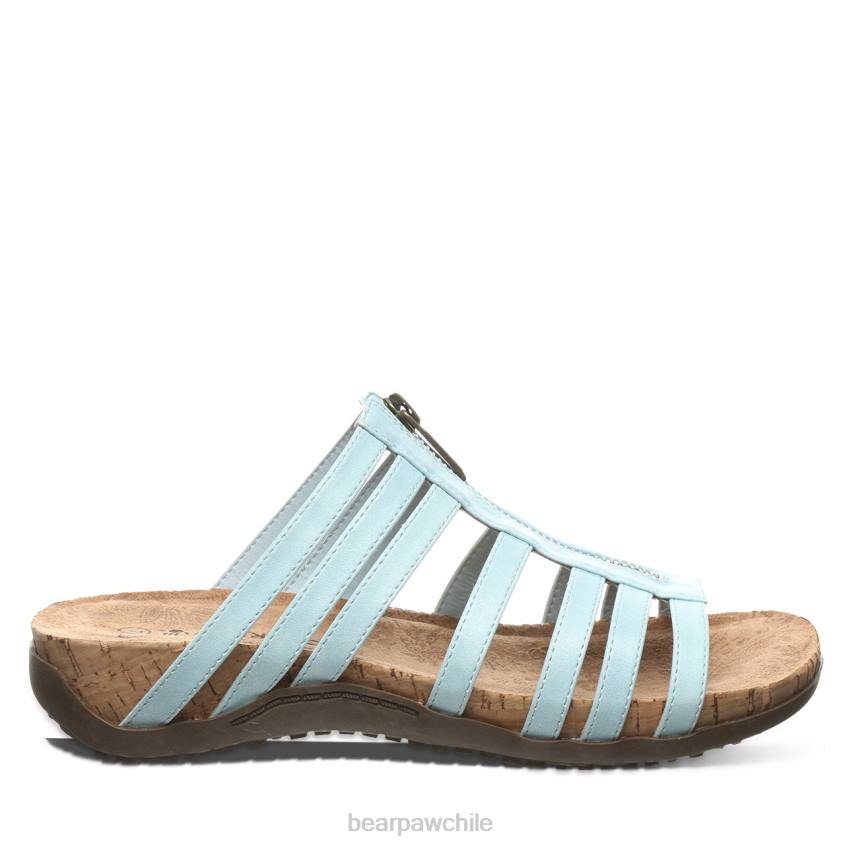 sandalias BEARPAW sabrina azul claro mujer PD28400