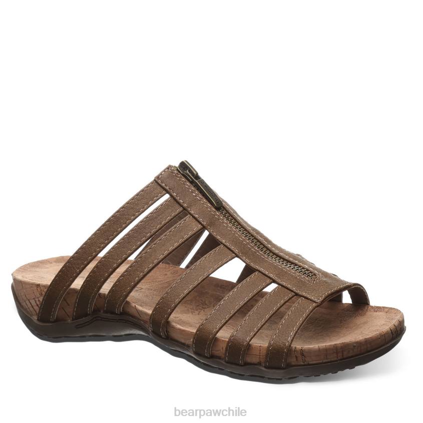 sandalias BEARPAW sabrina marrón mujer PD28361