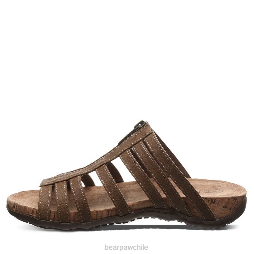 sandalias BEARPAW sabrina marrón mujer PD28361