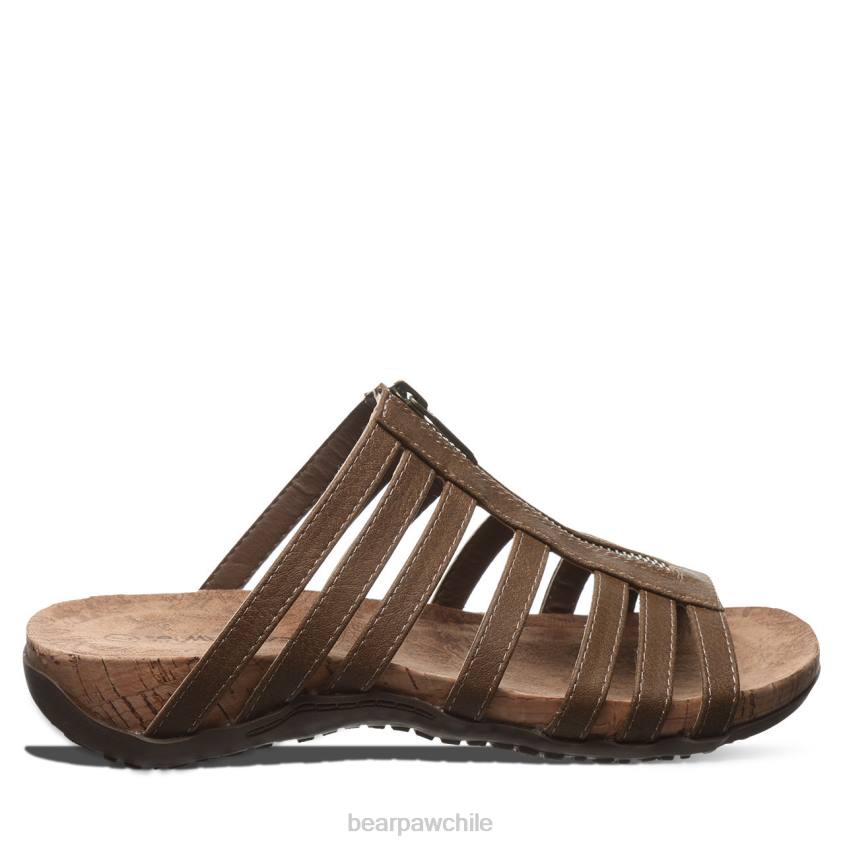 sandalias BEARPAW sabrina marrón mujer PD28361