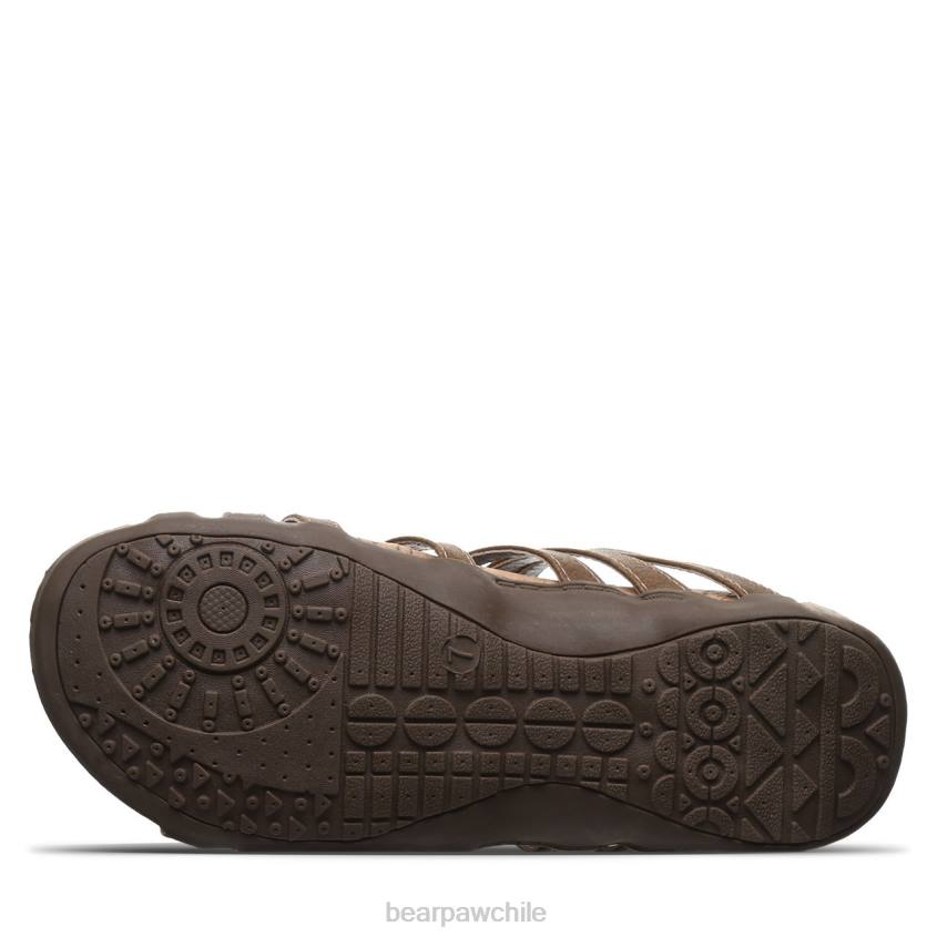 sandalias BEARPAW sabrina marrón mujer PD28361
