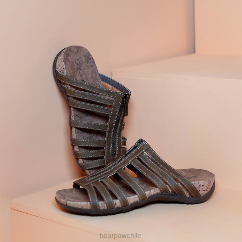 sandalias BEARPAW sabrina marrón mujer PD28361