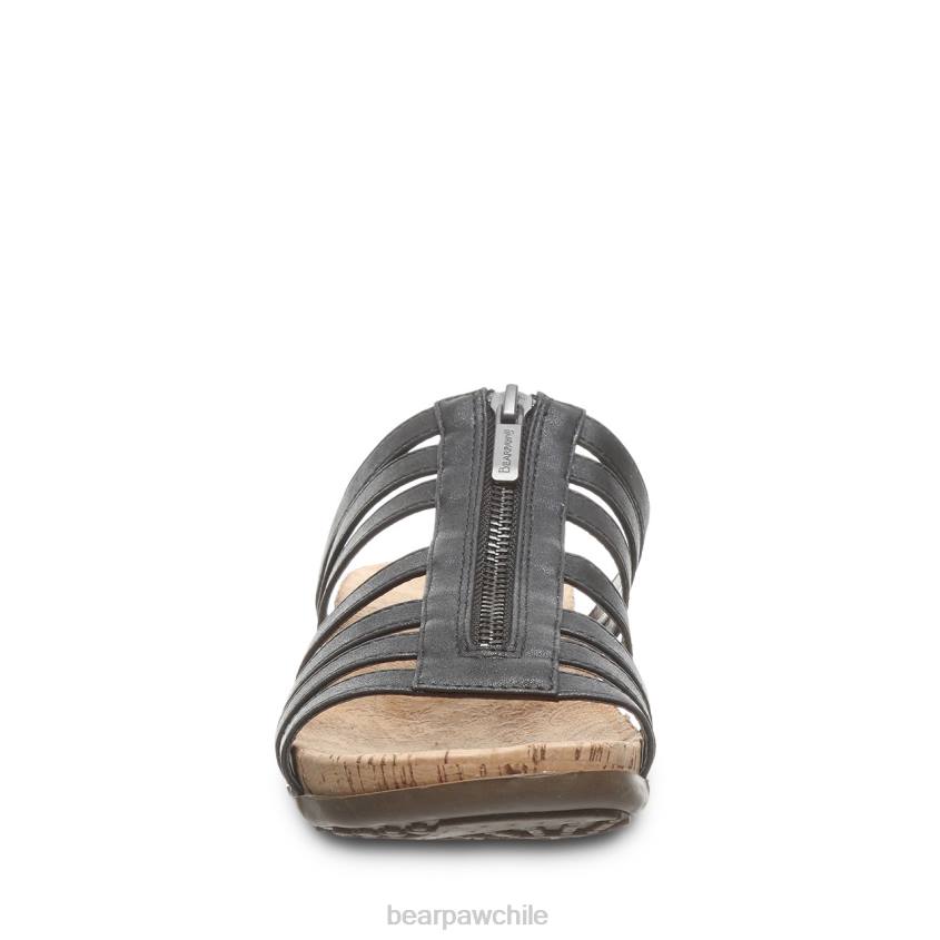 sandalias BEARPAW sabrina negro mujer PD28402