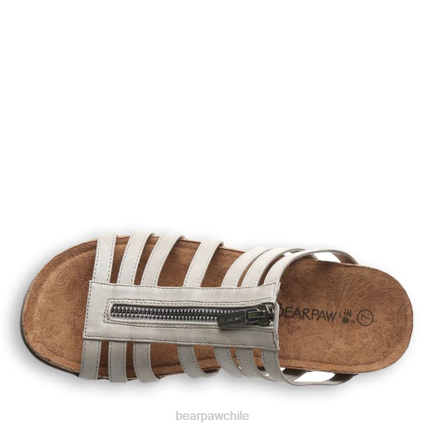sandalias BEARPAW sabrina plata mujer PD28401