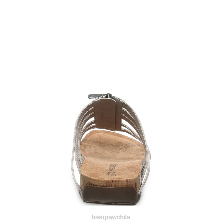 sandalias BEARPAW sabrina plata mujer PD28401