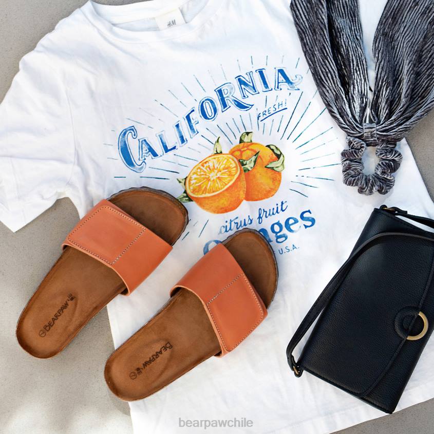 sandalias BEARPAW sibila naranja mujer PD28367