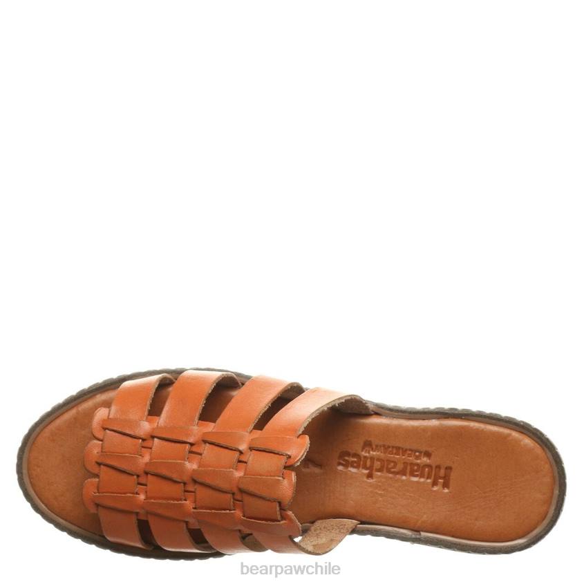 sandalias BEARPAW vanessa naranja mujer PD28481