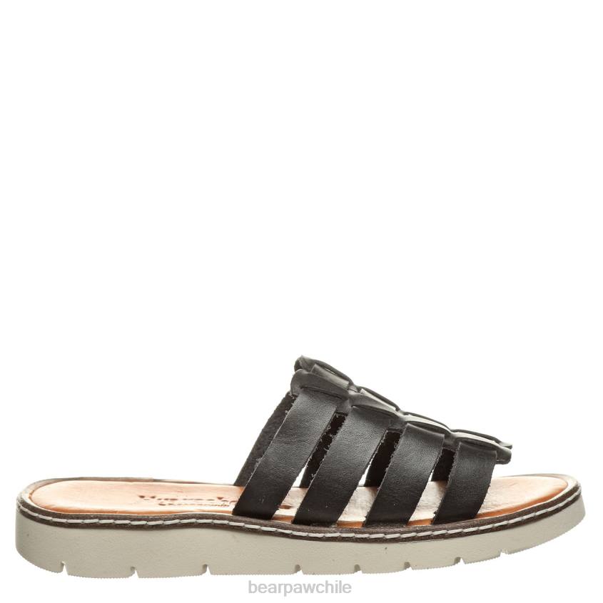 sandalias BEARPAW vanessa negro mujer PD28486