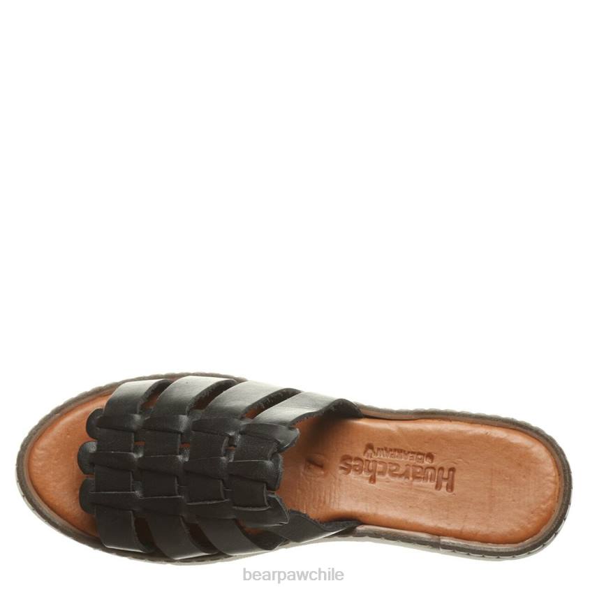 sandalias BEARPAW vanessa negro mujer PD28486