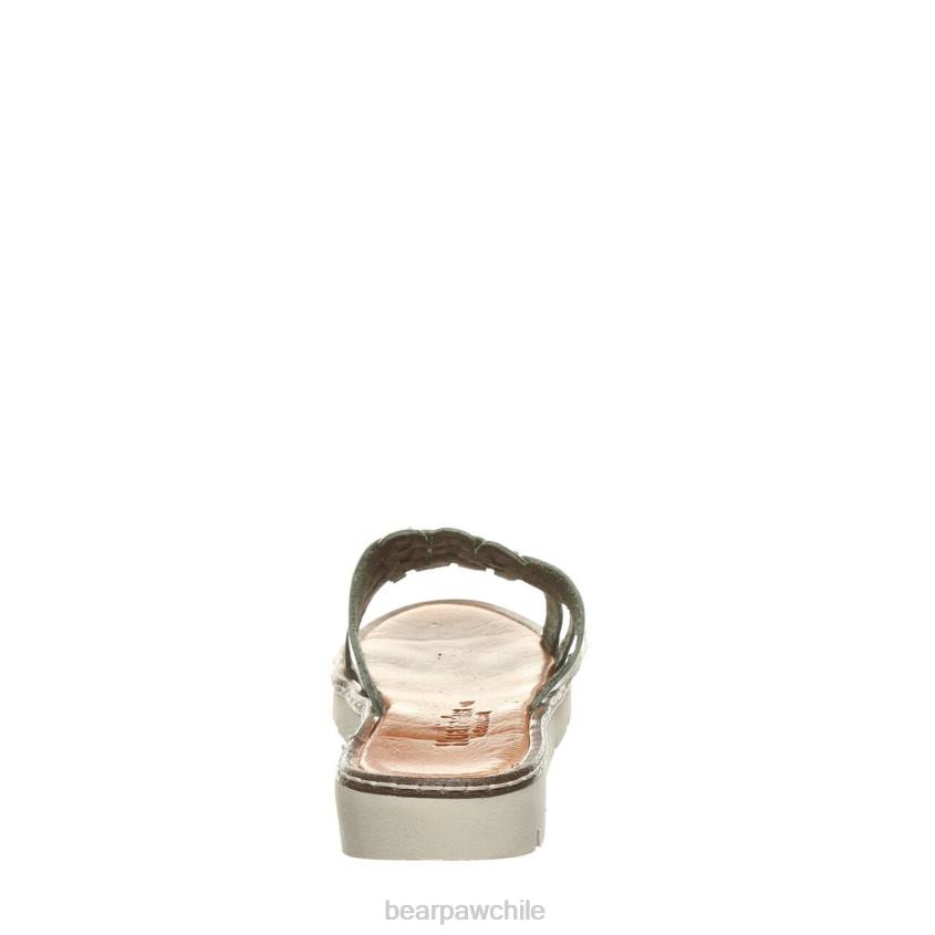 sandalias BEARPAW vanessa verde militar mujer PD28482