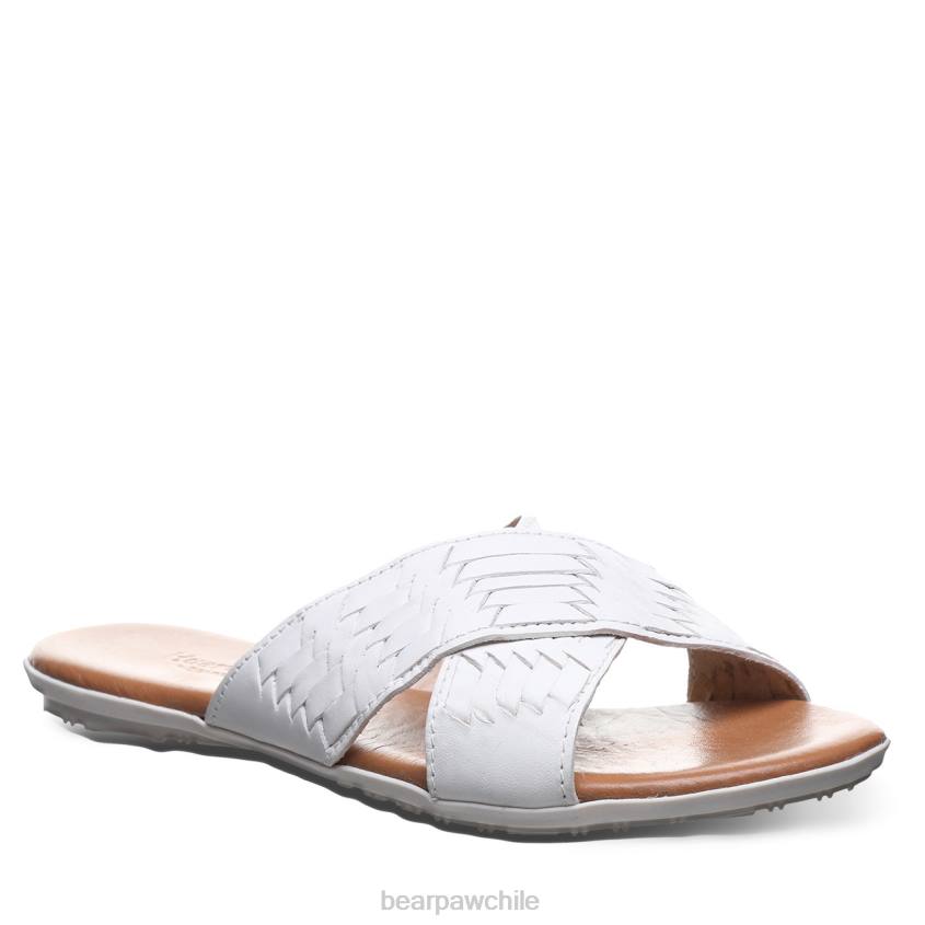 sandalias BEARPAW ximena blanco mujer PD28388