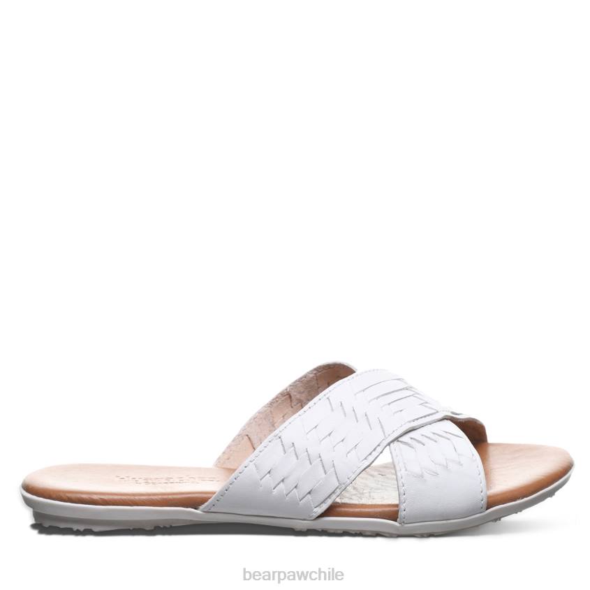 sandalias BEARPAW ximena blanco mujer PD28388
