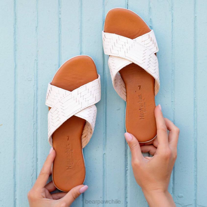sandalias BEARPAW ximena blanco mujer PD28388