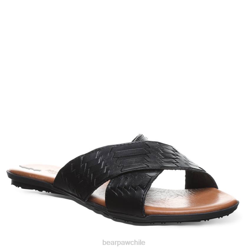 sandalias BEARPAW ximena negro mujer PD28387