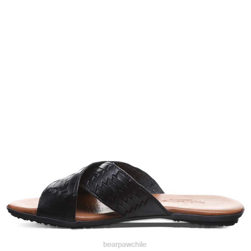 sandalias BEARPAW ximena negro mujer PD28387