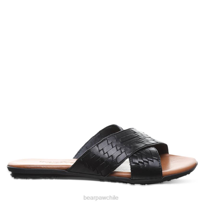 sandalias BEARPAW ximena negro mujer PD28387