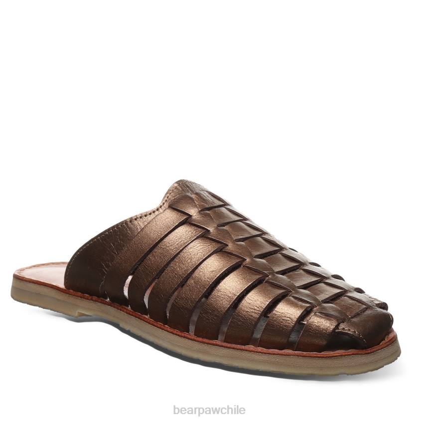sandalias BEARPAW zelda bronce metálico mujer PD28359