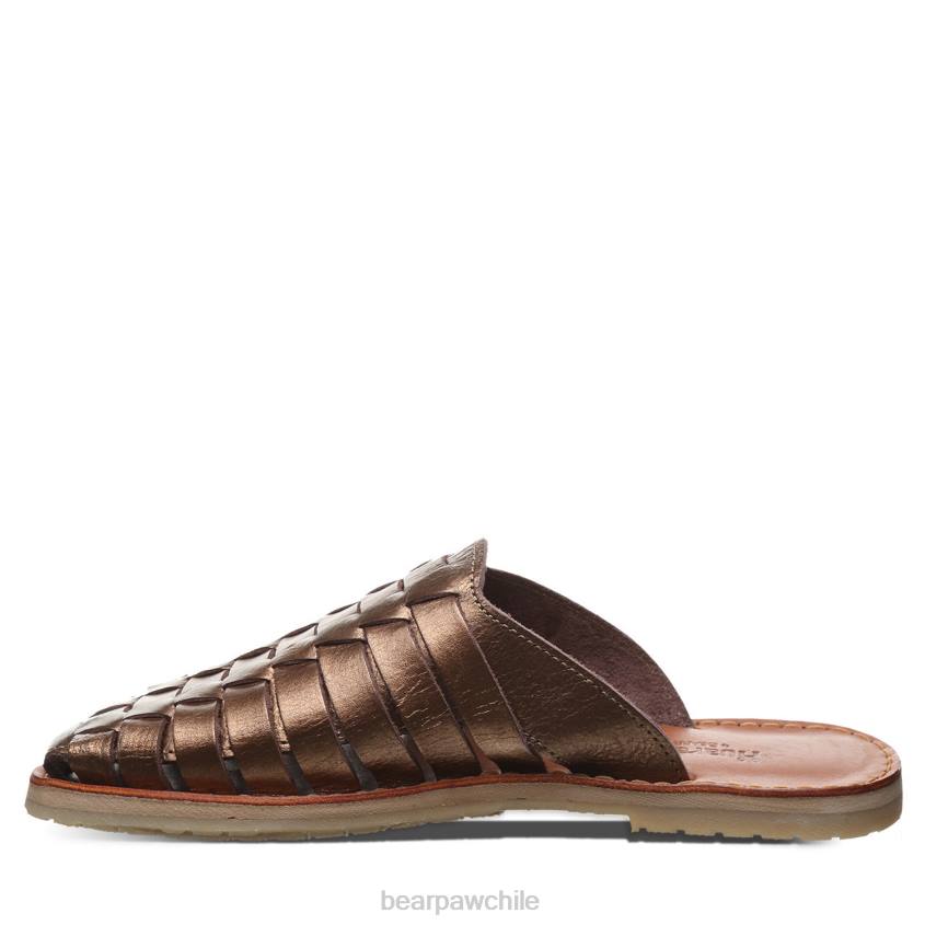 sandalias BEARPAW zelda bronce metálico mujer PD28359