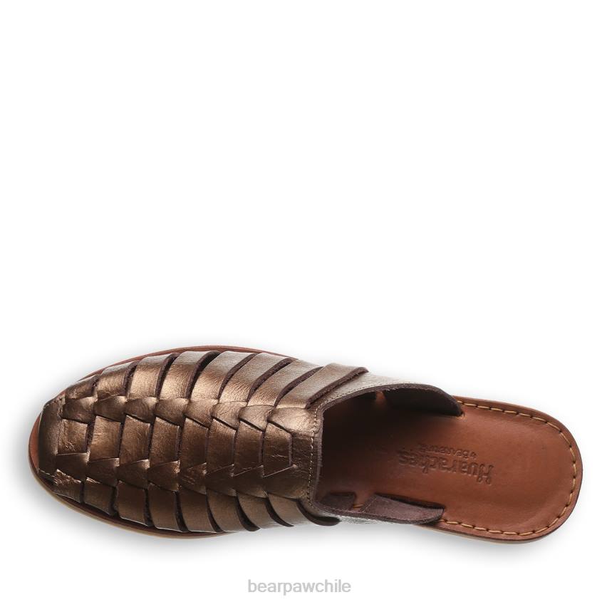 sandalias BEARPAW zelda bronce metálico mujer PD28359