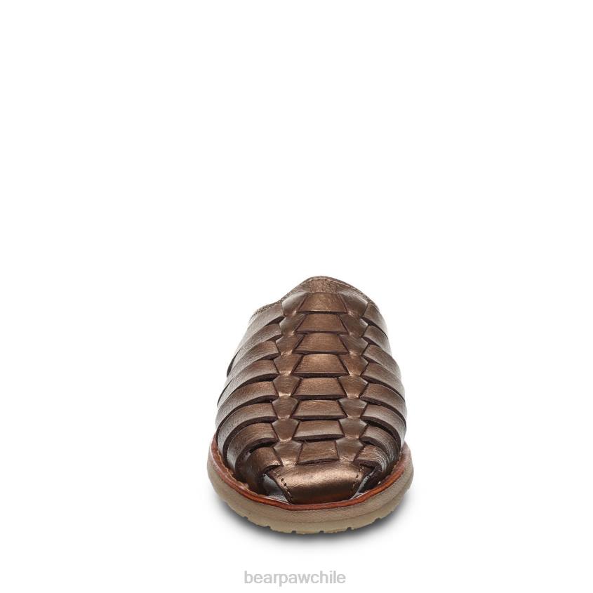 sandalias BEARPAW zelda bronce metálico mujer PD28359