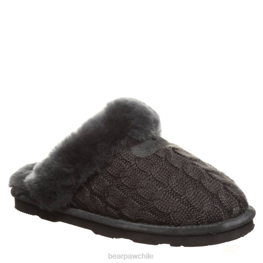 zapatillas BEARPAW effie carbón mujer PD28292