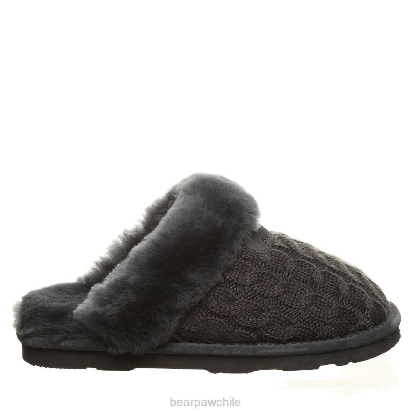 zapatillas BEARPAW effie carbón mujer PD28292