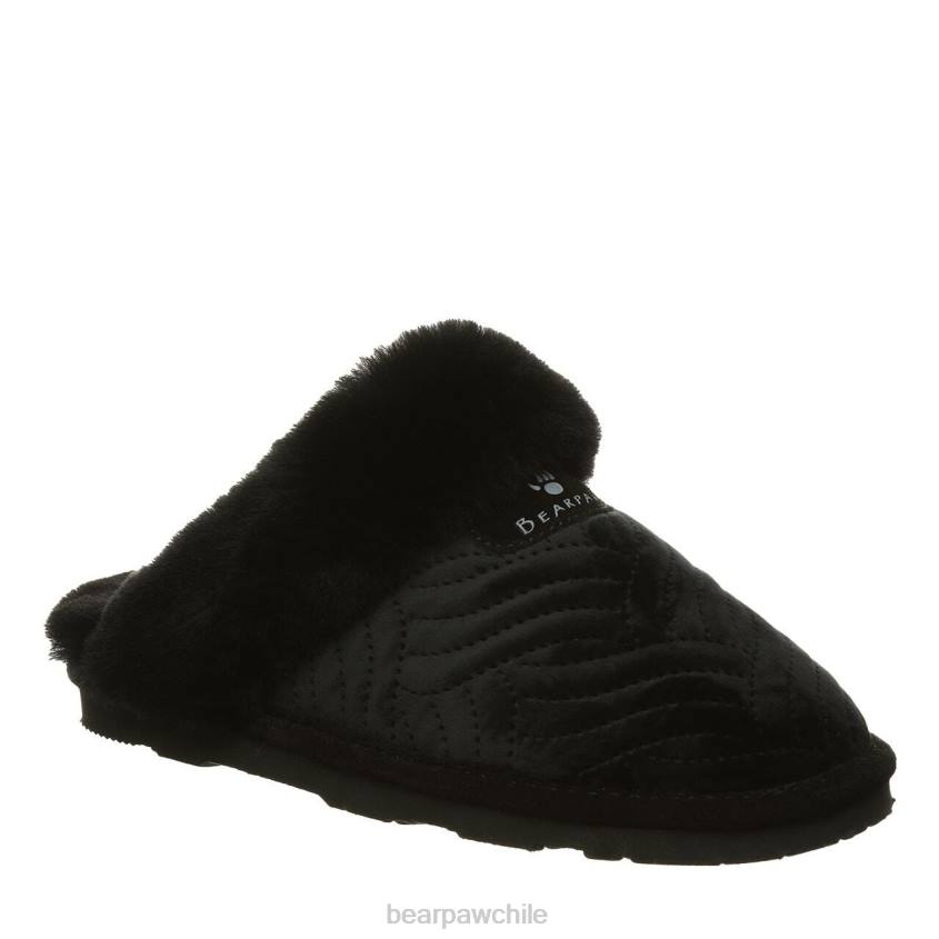 zapatillas BEARPAW effie terciopelo negro mujer PD28310