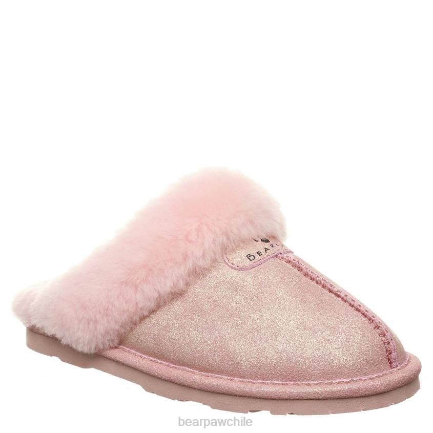zapatillas BEARPAW loki exótico brillo rosa mujer PD28315