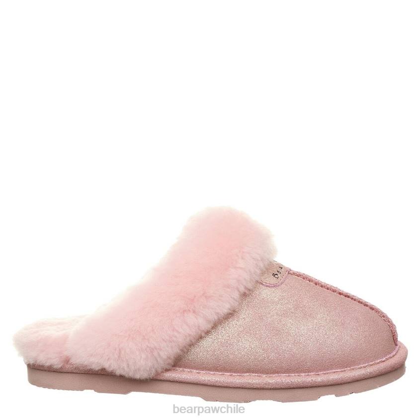zapatillas BEARPAW loki exótico brillo rosa mujer PD28315