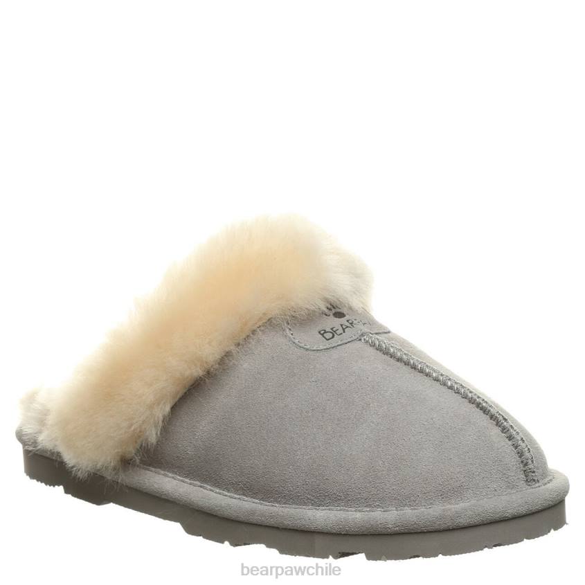 zapatillas BEARPAW loki niebla gris mujer PD28270