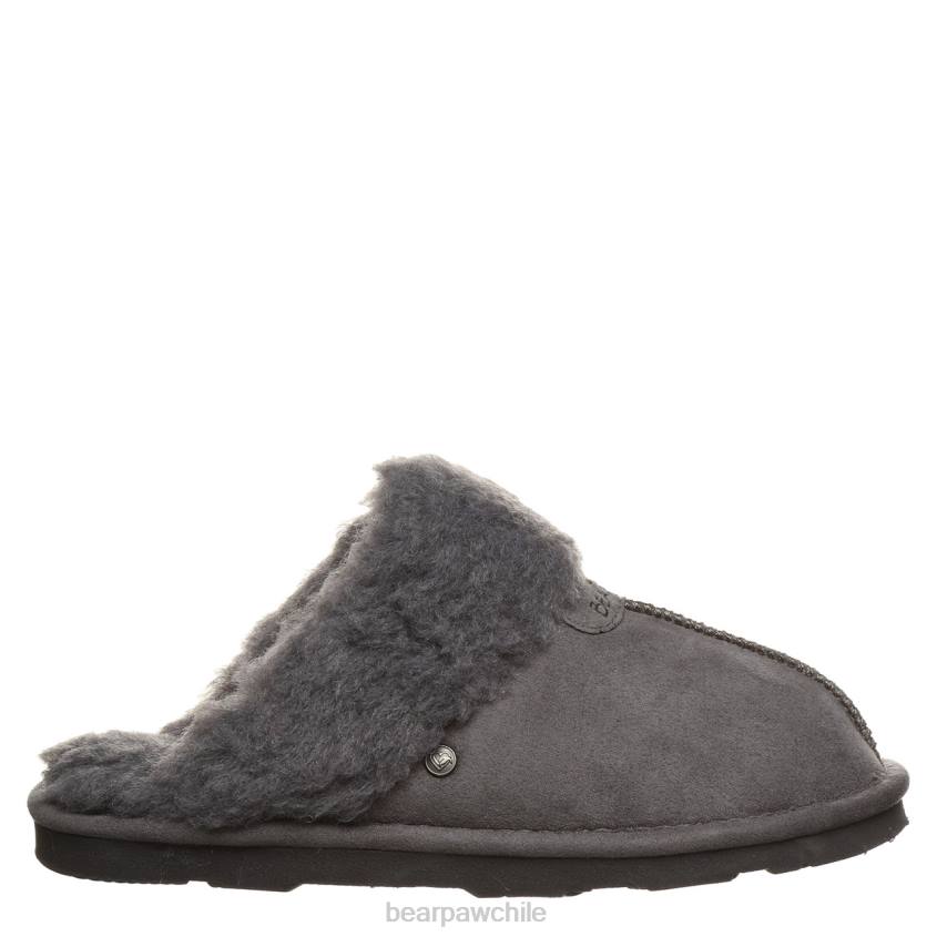 zapatillas BEARPAW loki vegano carbón mujer PD28286