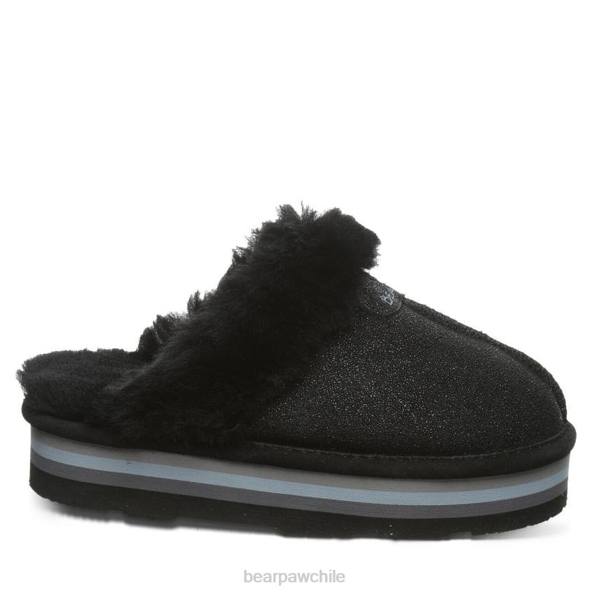 zapatillas BEARPAW retro loki caviar negro mujer PD28320