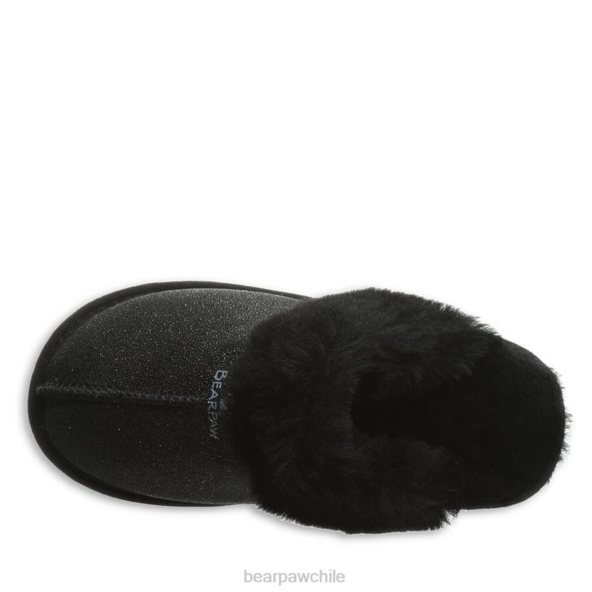 zapatillas BEARPAW retro loki caviar negro mujer PD28320