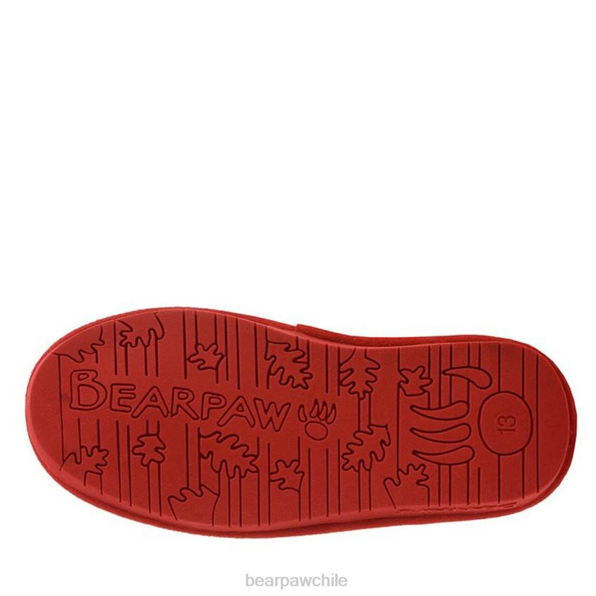 botas BEARPAW abucheo juventud rojo niños PD28580